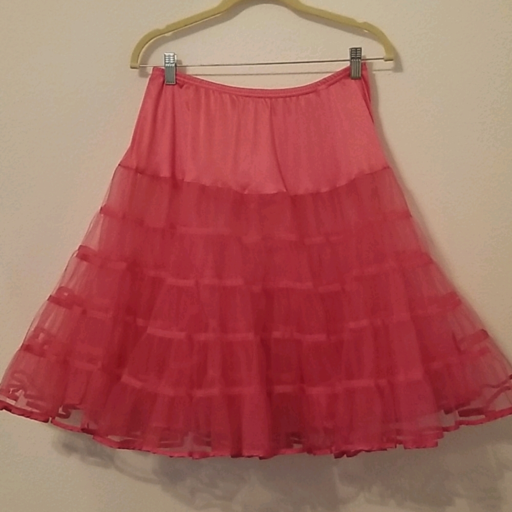 Pink short petticoat